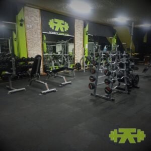 Area de barras en seventy seven gym